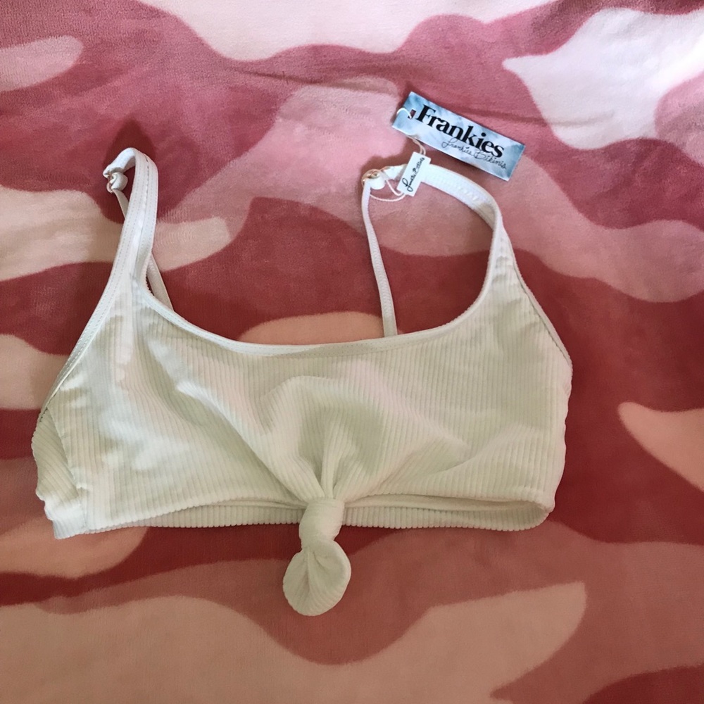 Frankie’s Bikinis Greer Top White